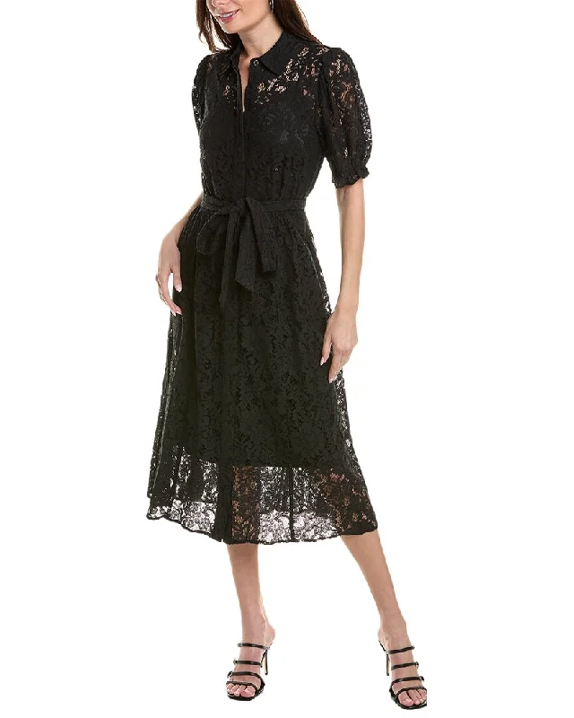 Anne Klein Corded Lace Shirtdress