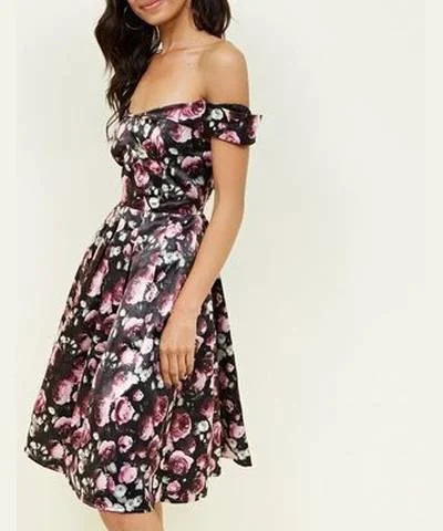 Bardot Rose Prom Dress