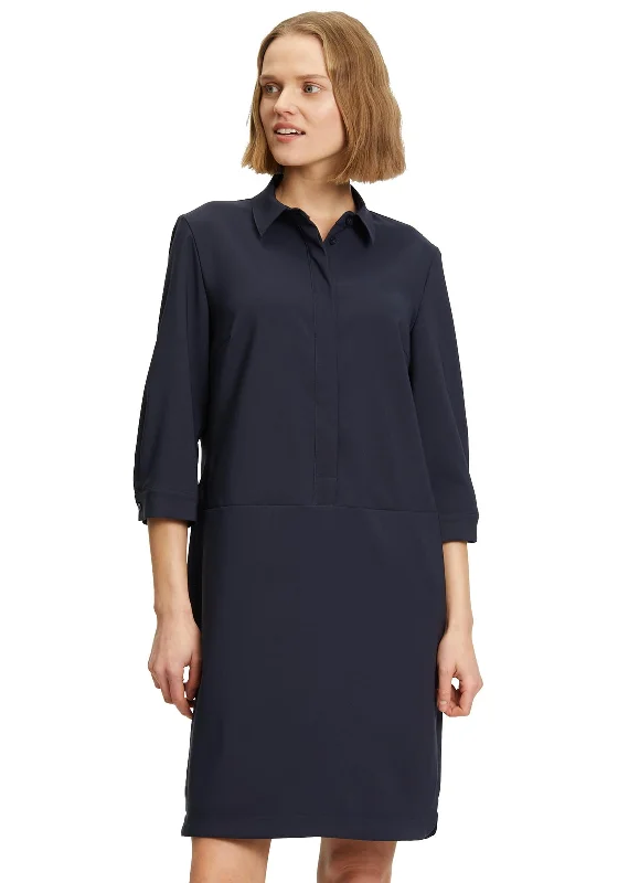 Betty Barclay Stretch Shirt Dress, Navy