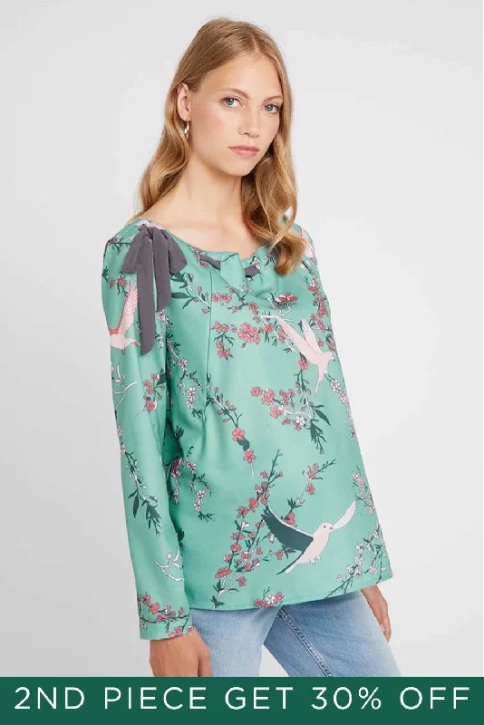 Coro Nursing Top Ceramic Print