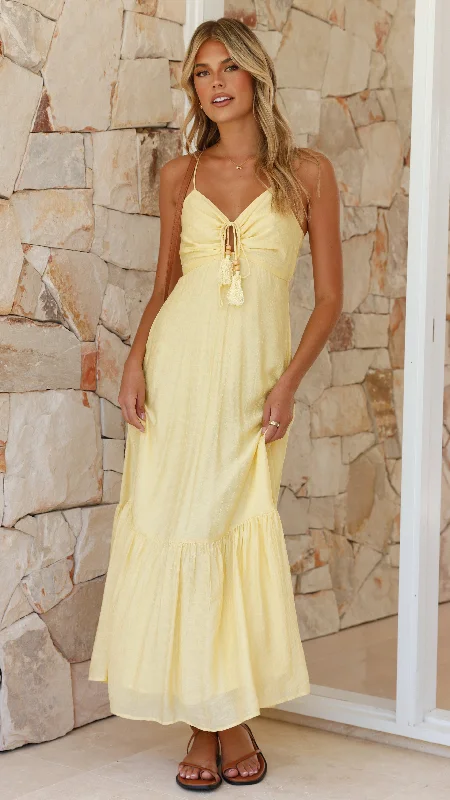 Dabney Maxi Dress - Soft Yellow