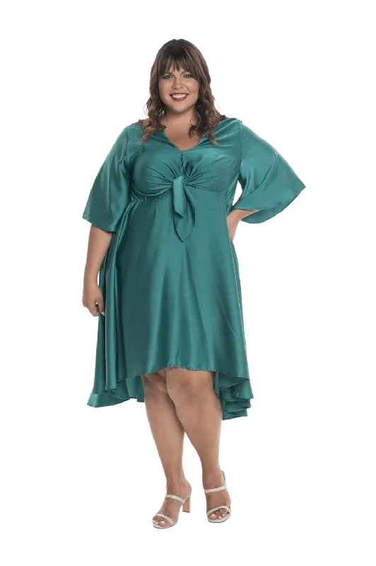 DELILAH BREASTFEEDING COCKTAIL DRESS JADE GREEN