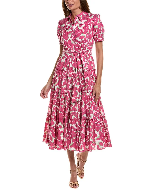 Diane von Furstenberg Queena Midi Shirtdress