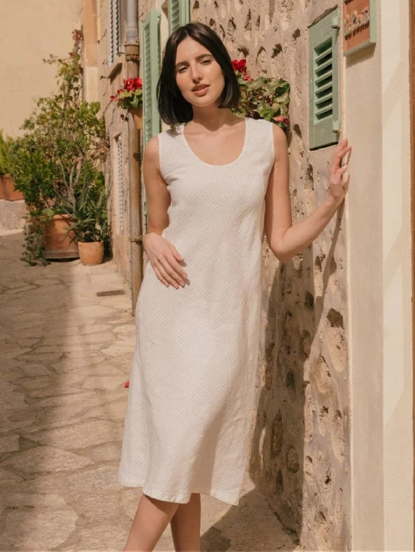 Ines Linen Midi Slip Dress | Multiple Colours