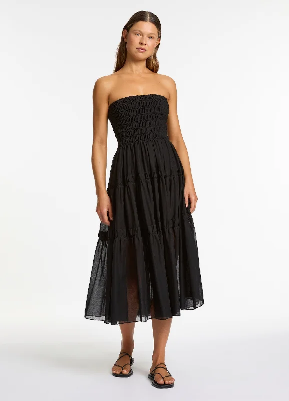 Jetset Convertible Maxi Dress - Black