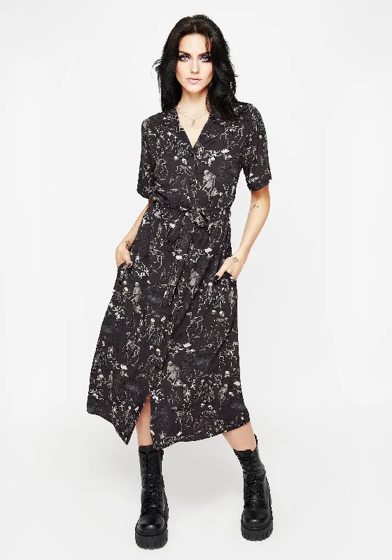 Melancholia Midi Shirt Dress