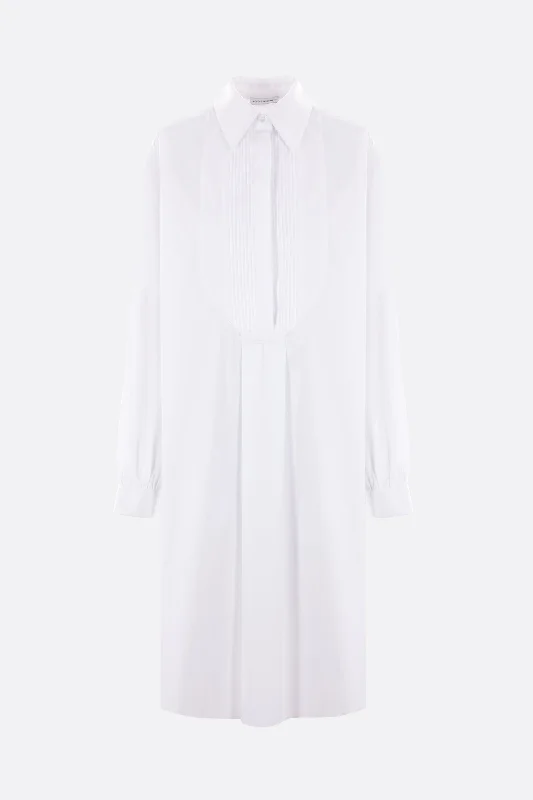 Plastra poplin shirt dress