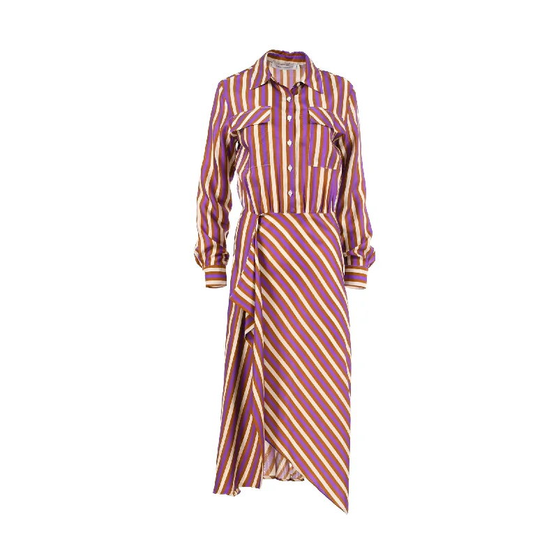 Simona Corsellini Women's Striped Shirt Dress