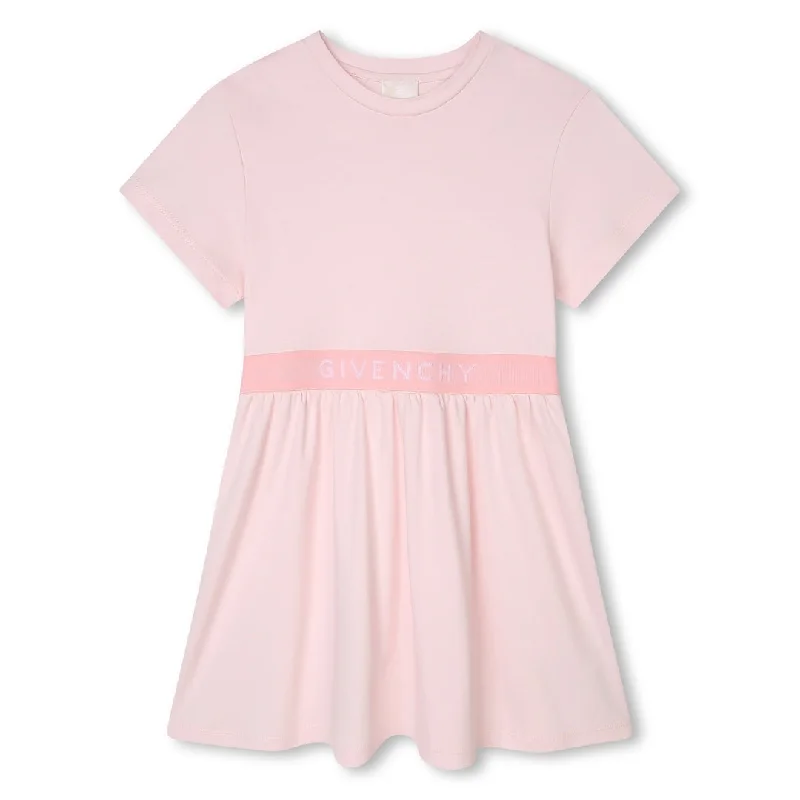 Pink Cotton T-Shirt Dress