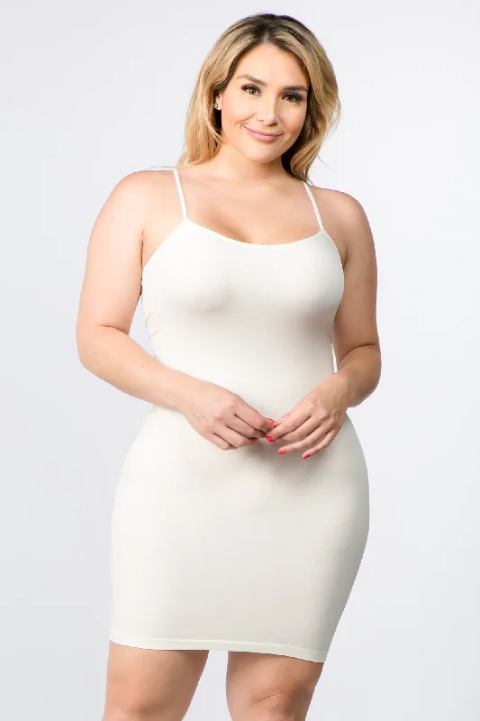 Plus Size A Slip of a Dress