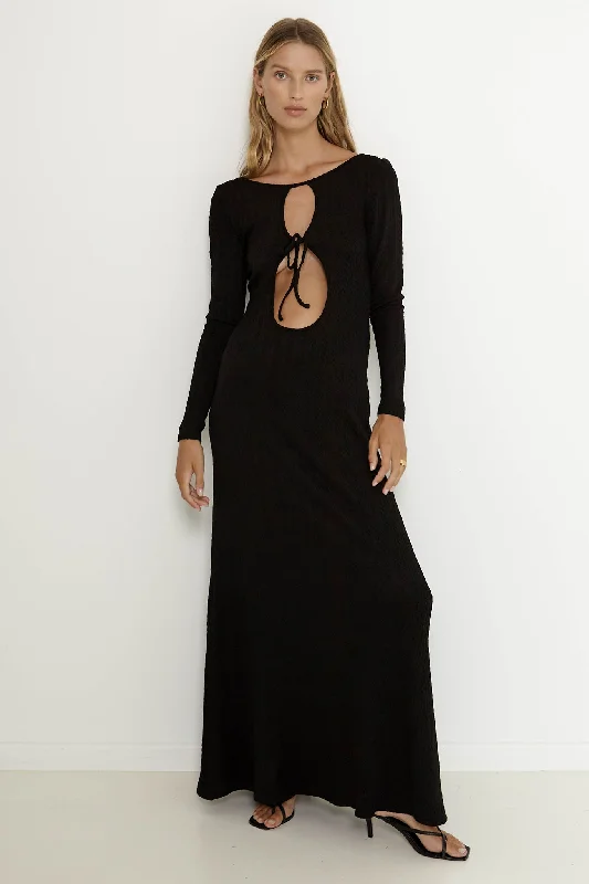 SNDYS Tallulah Maxi Dress Black