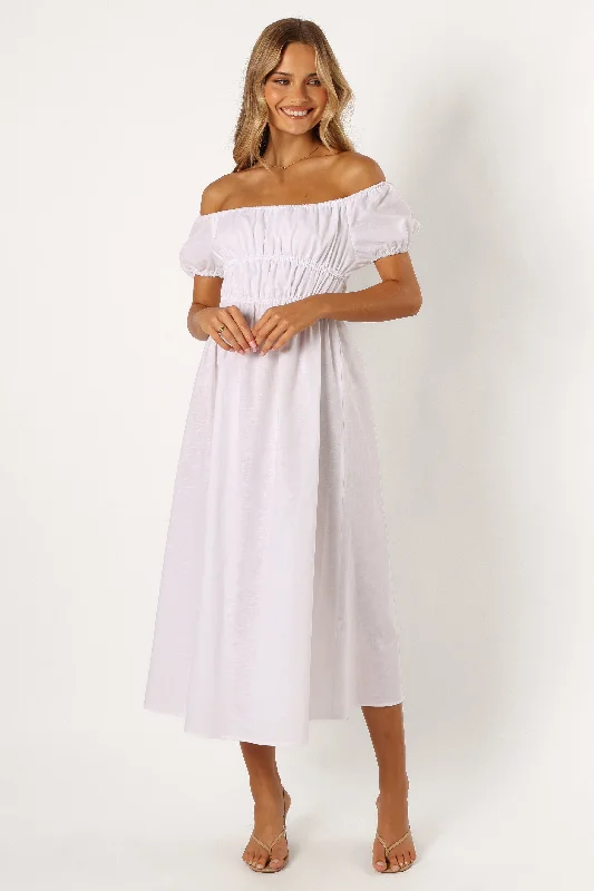 Sofia Maxi Dress - White