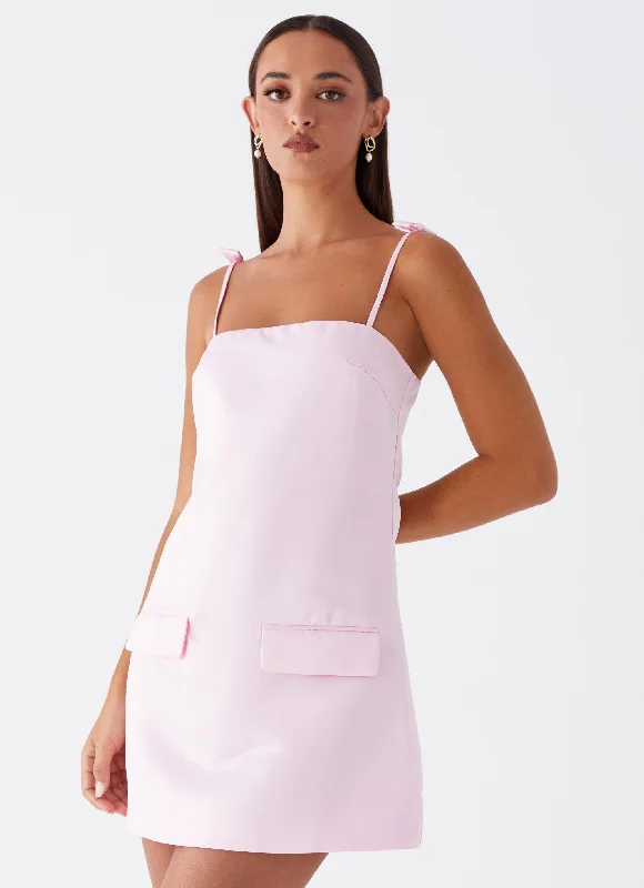 Sweet Sunday Mini Dress - Pink