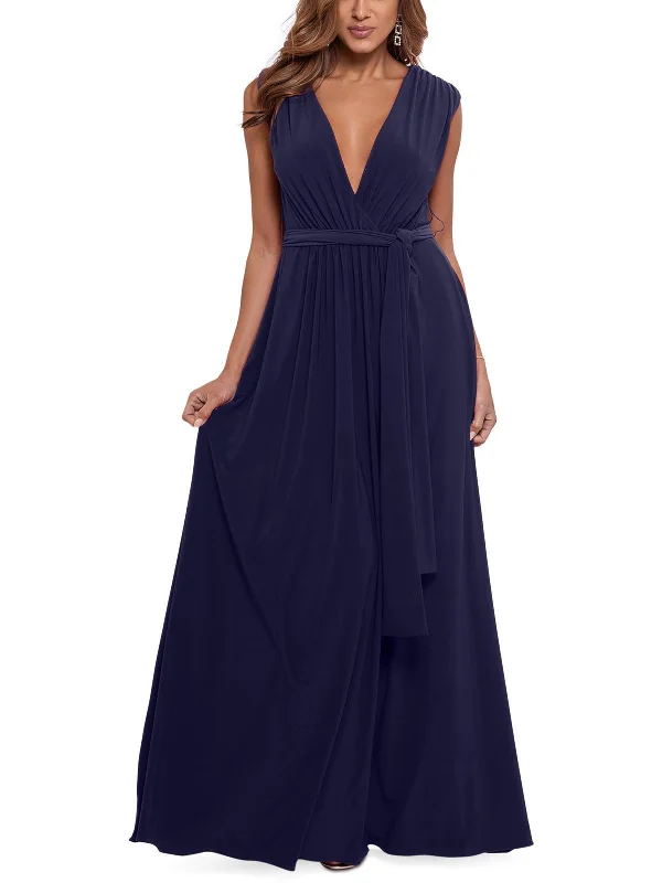 Womens Sleeveless Long Evening Dress