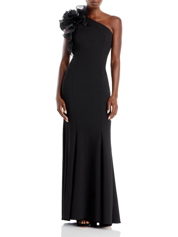 Womens Velvet Maxi Evening Dress