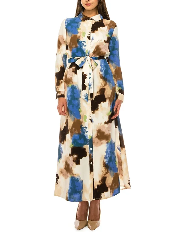 YAL New York Printed Shirt Dress