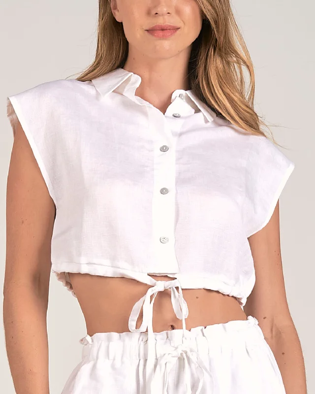 2024 Elan Sleeveless Cropped Top - Lw11241