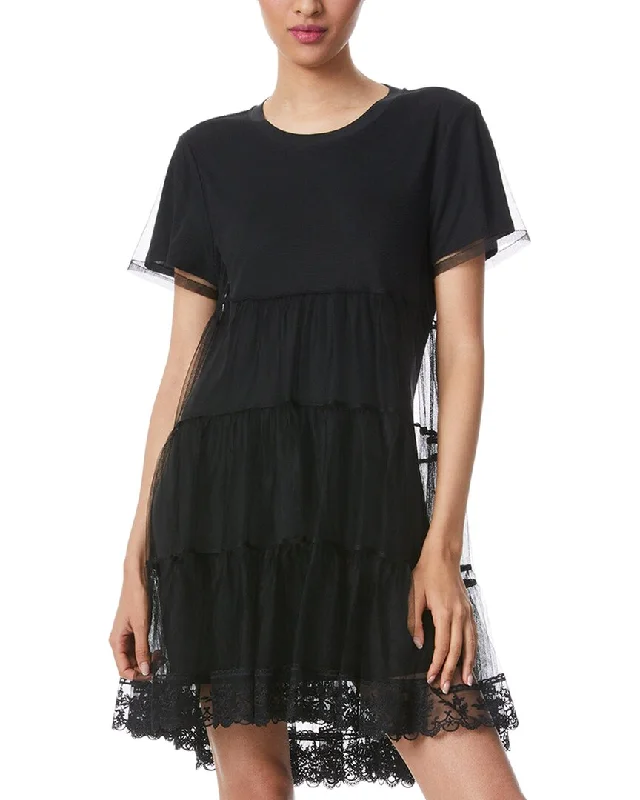 alice + olivia Dreema Tulle Shirtdress