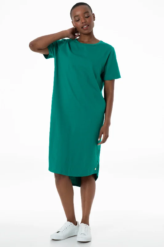 T-Shirt Dress _ 143289 _ Green