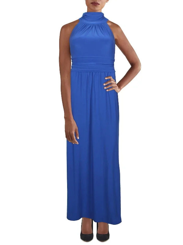 Womens Sleeveless Maxi Cocktail and Party Dress