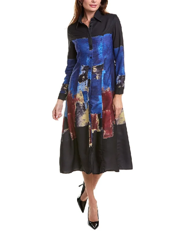 YAL New York Printed Shirtdress