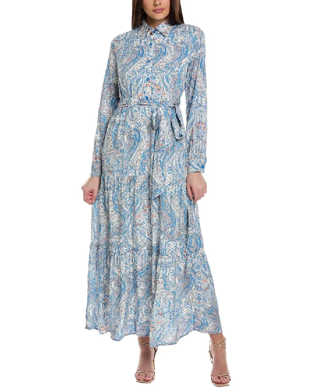 YAL New York Tiered Shirtdress