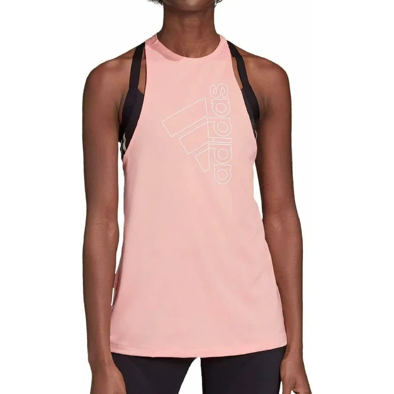 adidas Badge Of Sport Womens Training Vest Tank Top - Pink