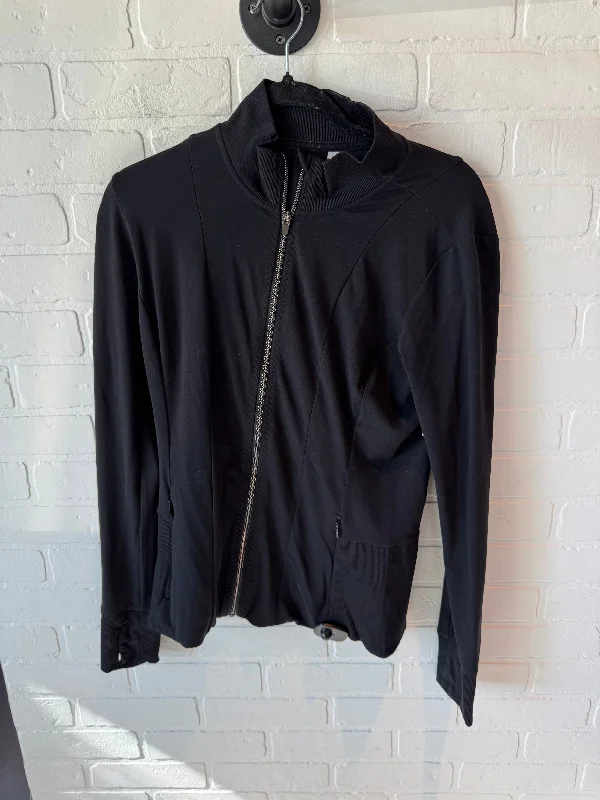 Athletic Jacket By Athleta In Black, Size: M