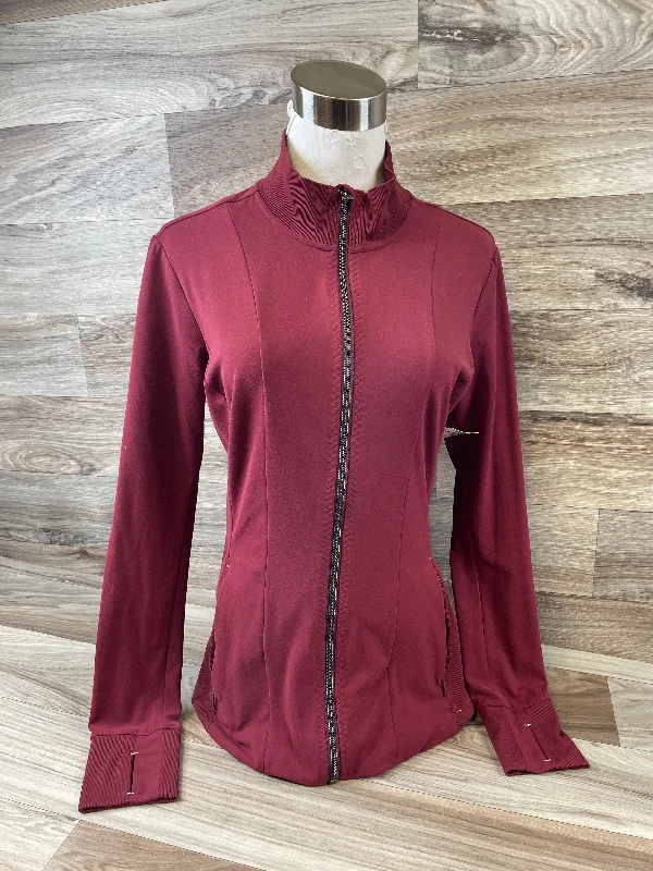 Athletic Jacket By Athleta In Red, Size: M