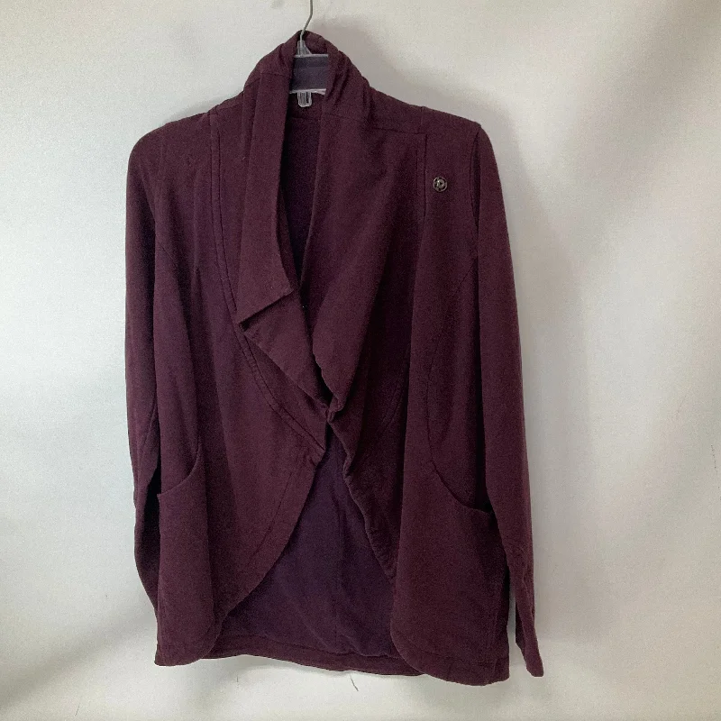 Athletic Jacket By Lululemon In Purple, Size: 4