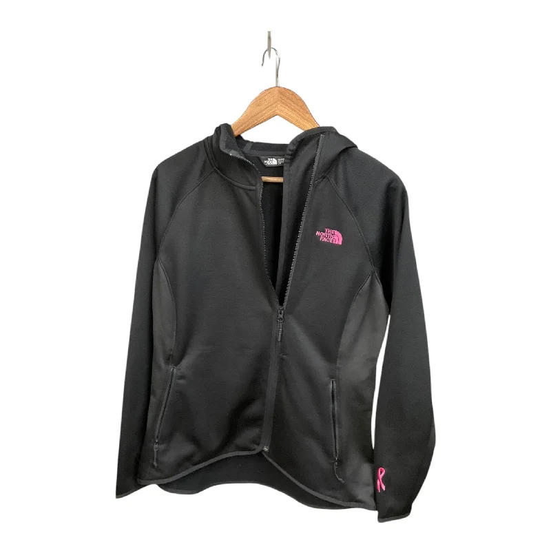 Athletic Jacket By The North Face In Black & Pink, Size: L