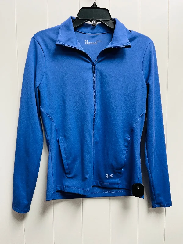 Athletic Jacket By Under Armour In Blue, Size: M