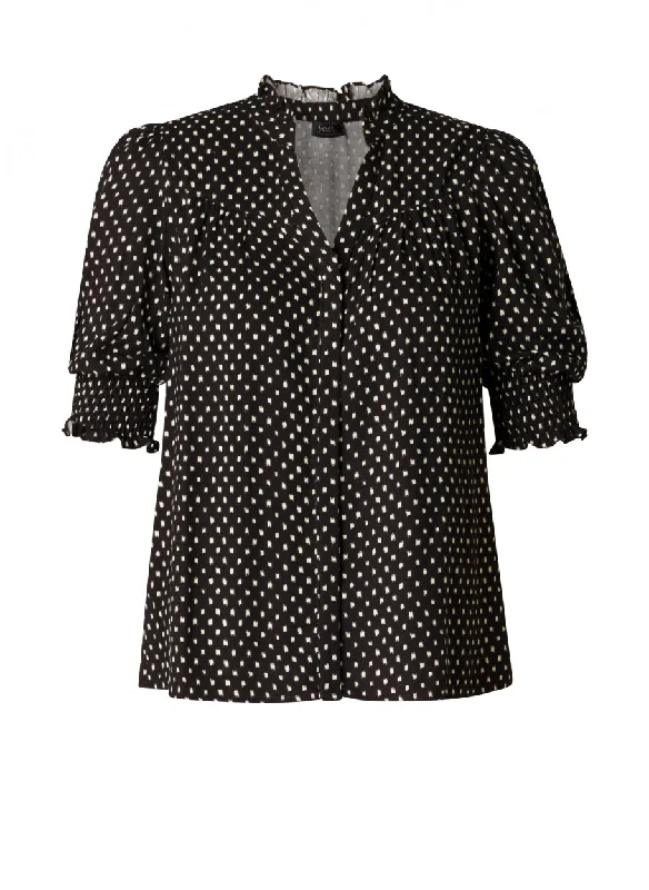 bolletjes blouse