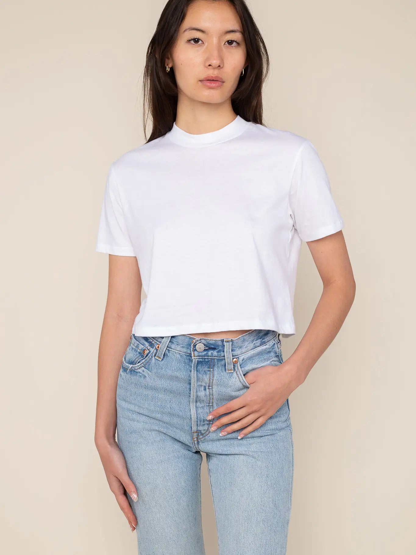 Boxy Cropped T-shirt