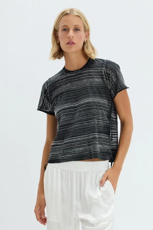 Brush Black Liana Tee