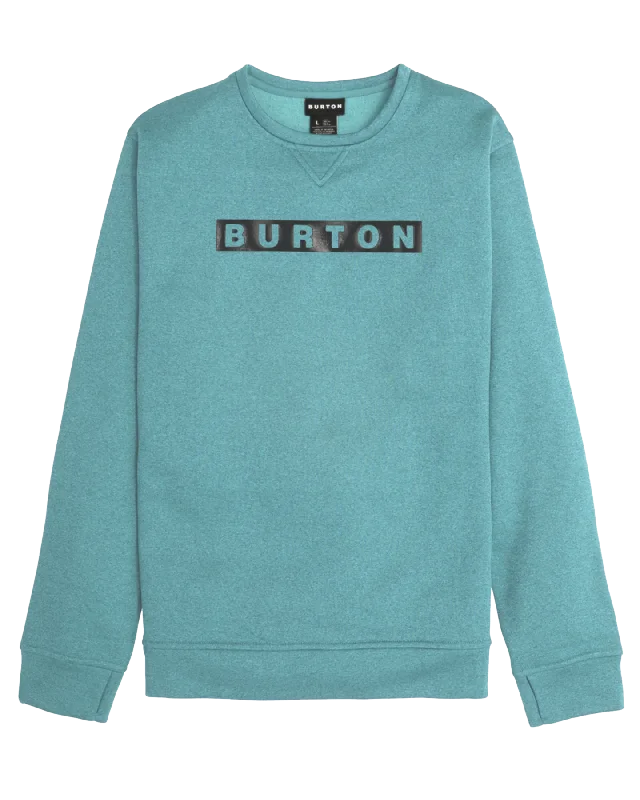 Burton Men's Oak Pullover Crew - Rock Lichen Heather