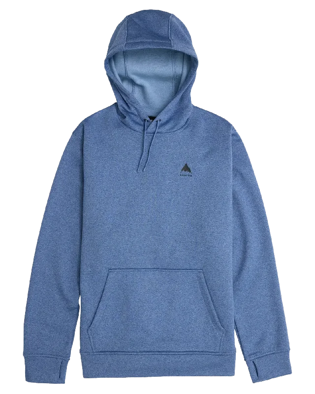 Burton Men's Oak Pullover Hoodie - Slate Blue Heather