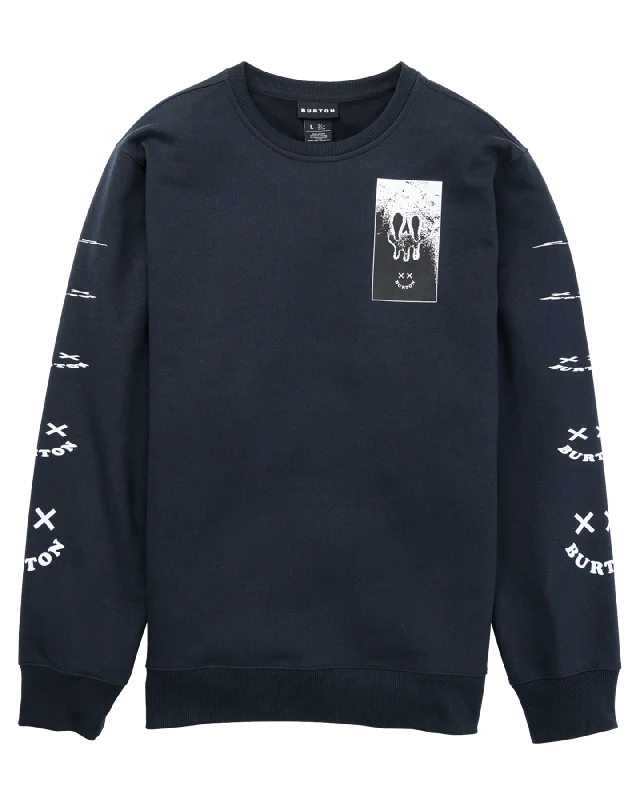 Burton Men's Skeleton Key 24 Fleece Crewneck - True Black