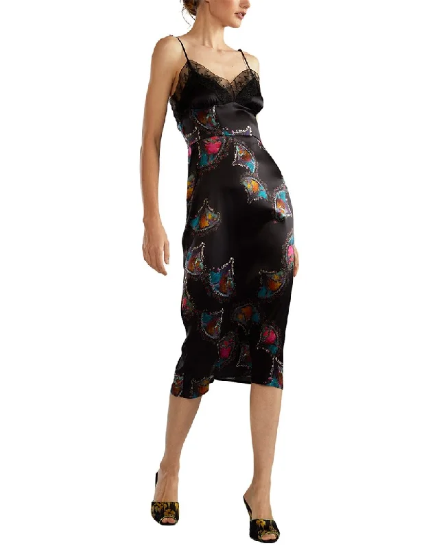 Cynthia Rowley Emi Silk Slip Dress