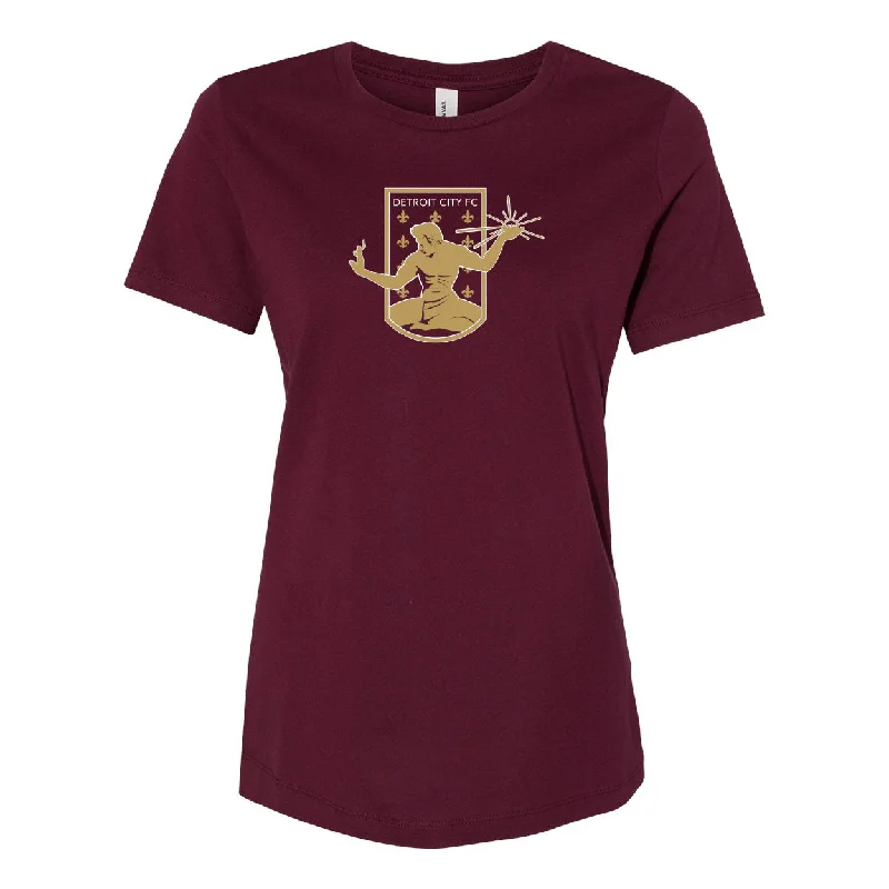 DCFC Crest Women's Tee - Maroon