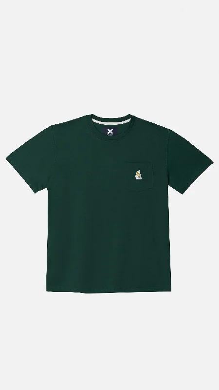 CAMISETA POCKET BANANA VERDE