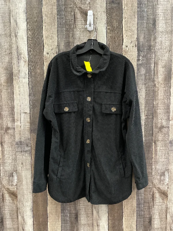 Jacket Shirt By Cmf In Black, Size: Xl