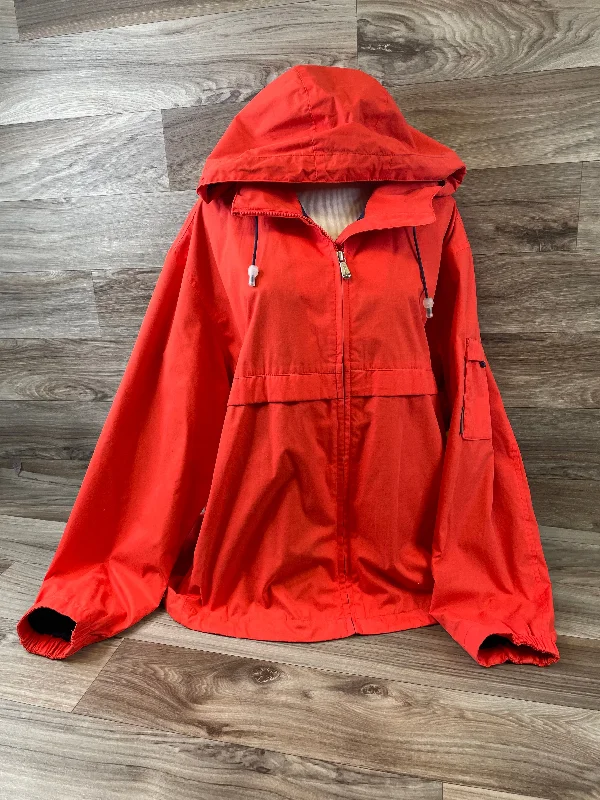 Jacket Windbreaker By Pacific Trail In Orange, Size: Xl