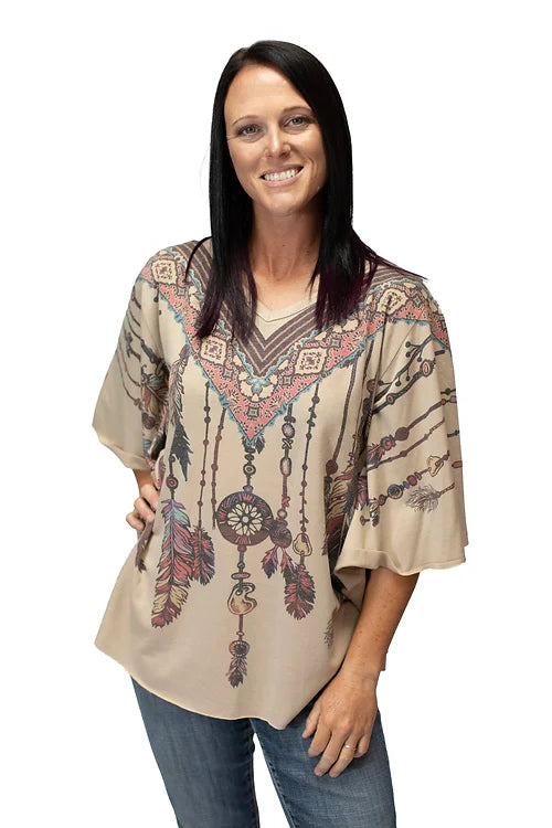 Liberty Wear Collection Poncho: Bead Design