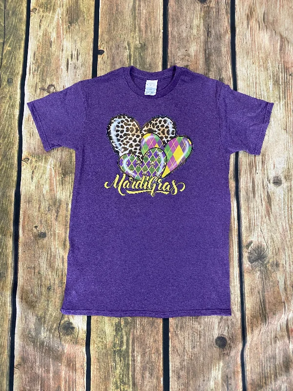 Mardi Gras Heart T-Shirt