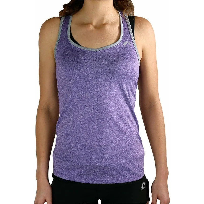 More Mile Marl Womens Running Vest - Purple