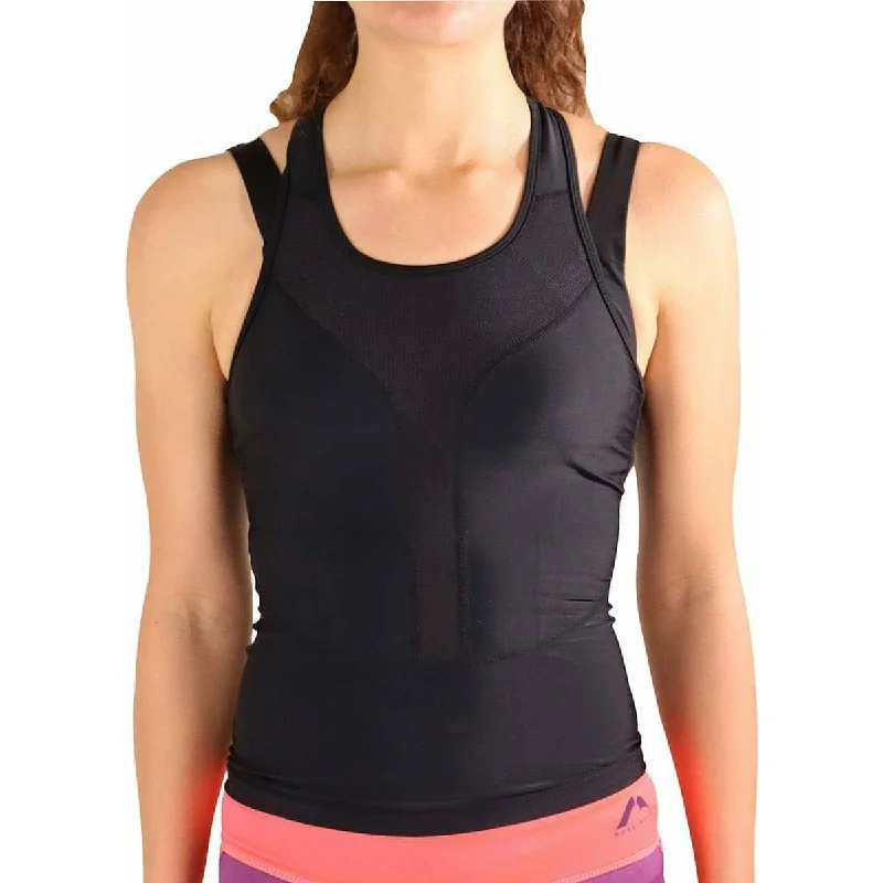 More Mile Tri Singlet Womens Triathlon Vest - Black