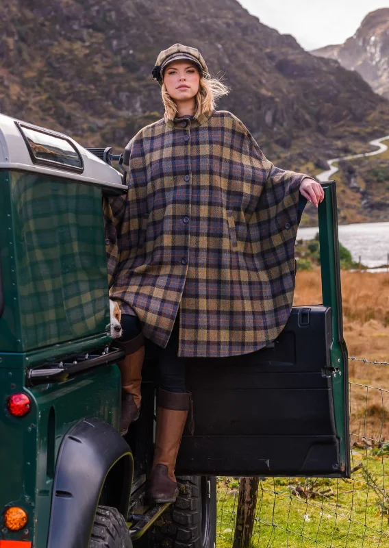 Mucros Dunloe Cape | Moss Check