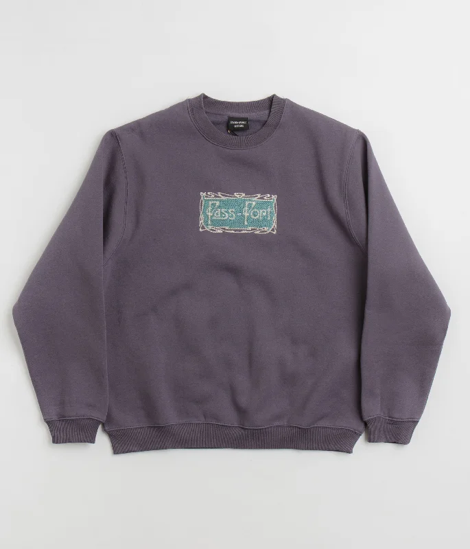 Pass Port Plume Crewneck Sweatshirt - Dusty Blue