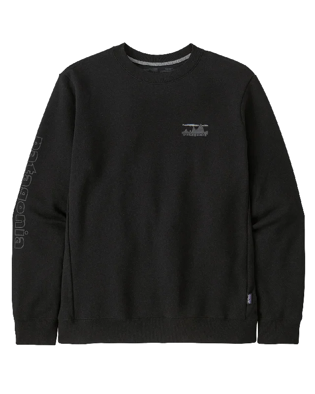 Patagonia '73 Skyline Uprisal Crew Sweatshirt - Ink Black